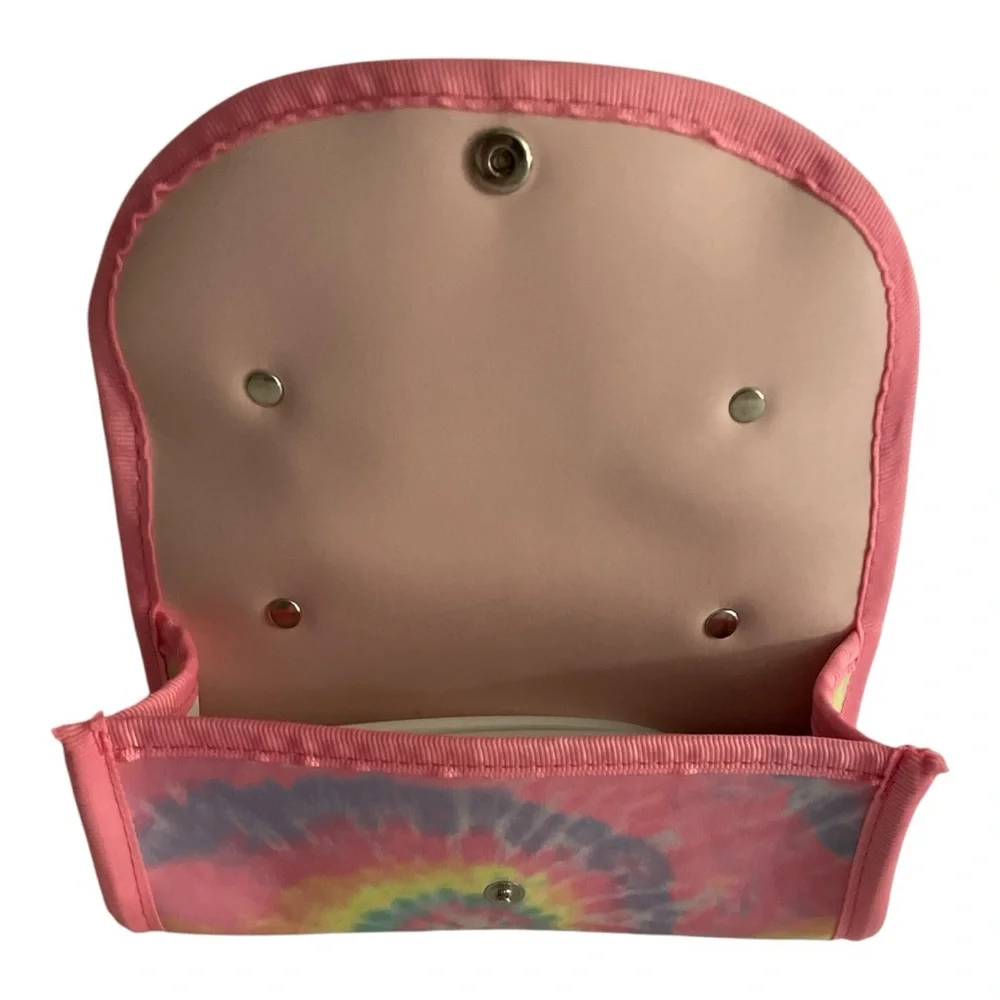 The Children's Place set of Rainbow Tie-Dye Case and heart shaped tinted lenses